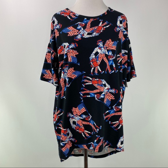 EUC LuLaRoe Americana Irma size XXS - Picture 2 of 4